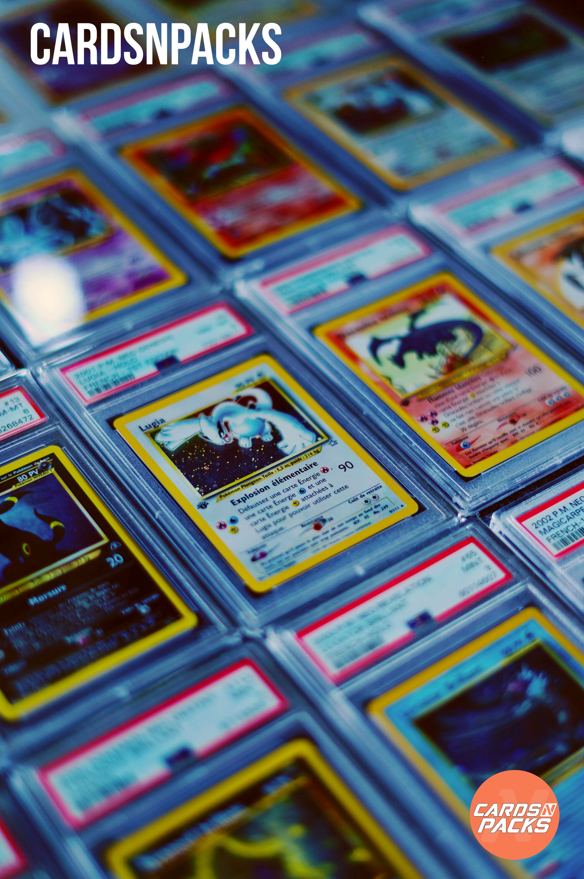 Collection de cartes Pokemon certifiees PSA - PSA vs CGC comparatif