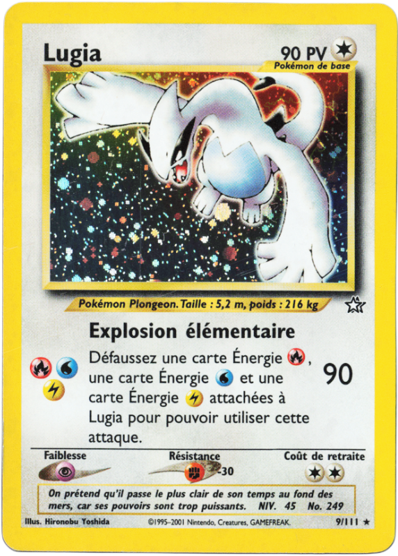 Lugia HOLO Neo Genesis Pokémon Vintage