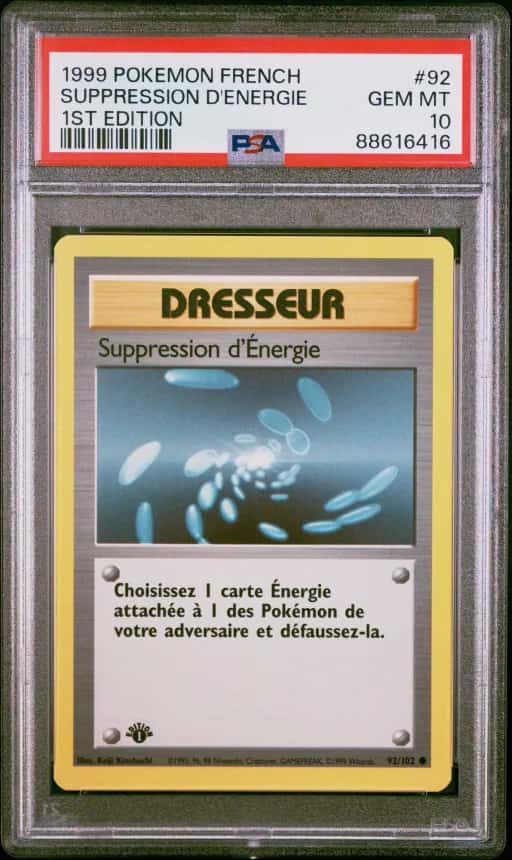 Suppression d'Énergie 92/102