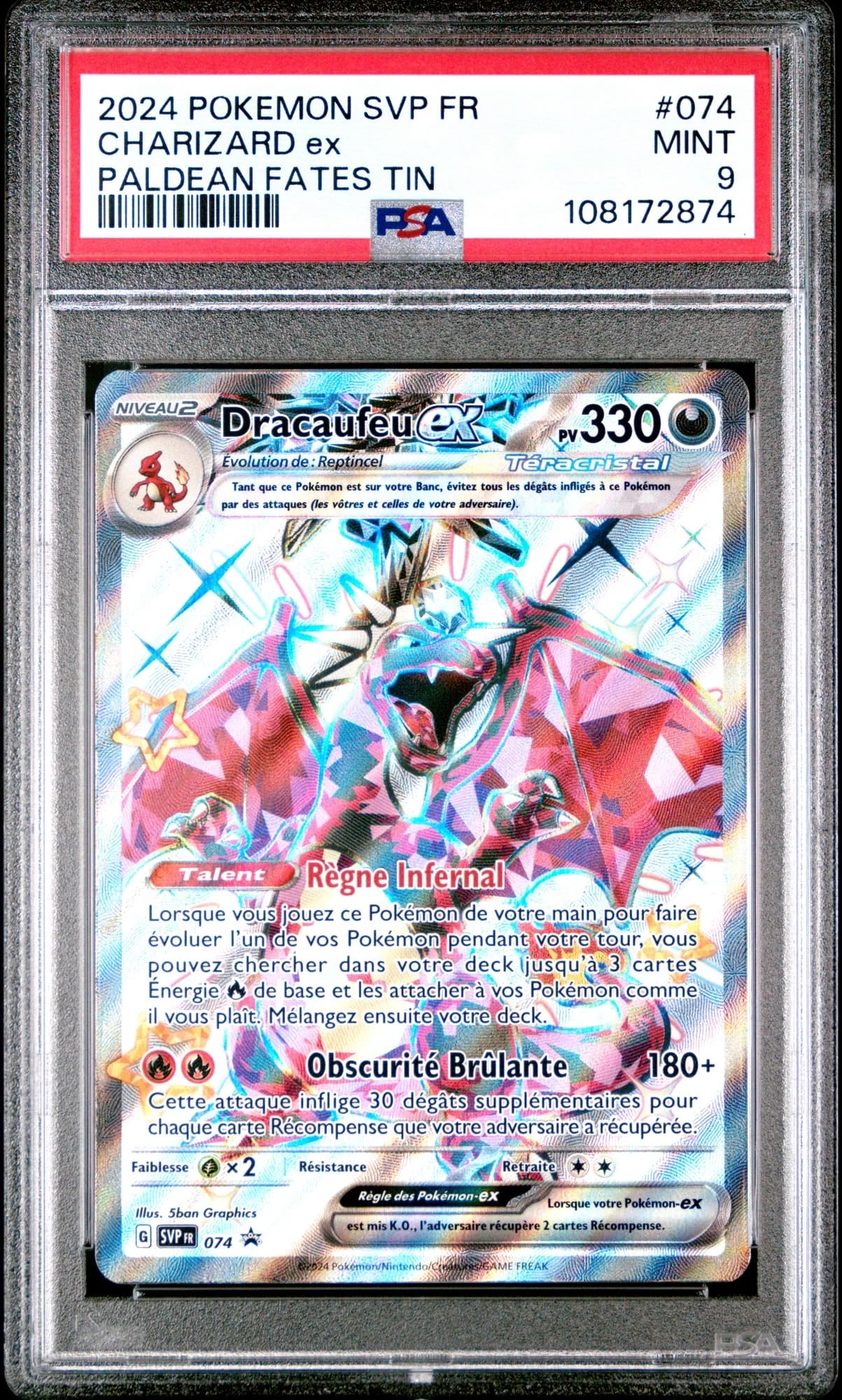 Dracaufeu ex 74