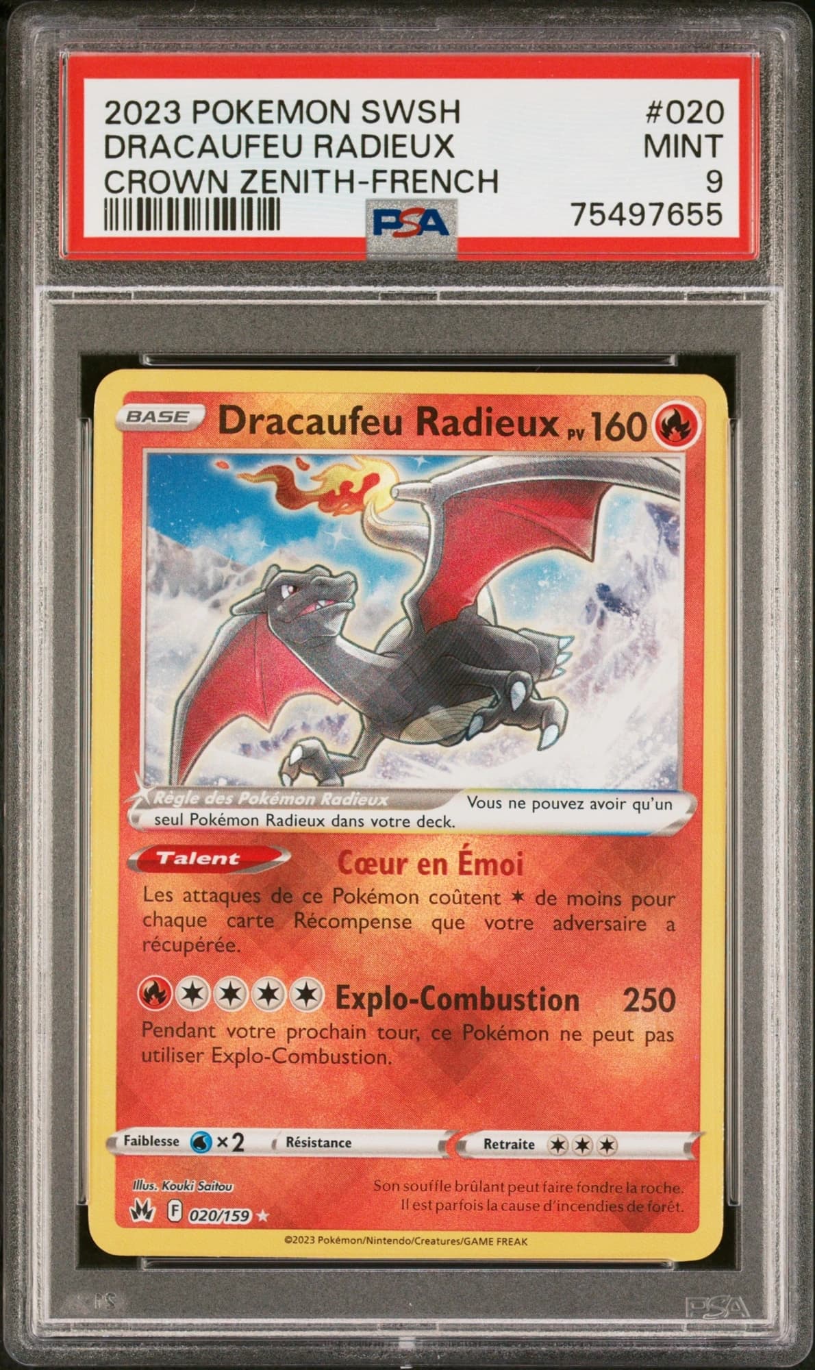 Dracaufeu Radieux 20/159