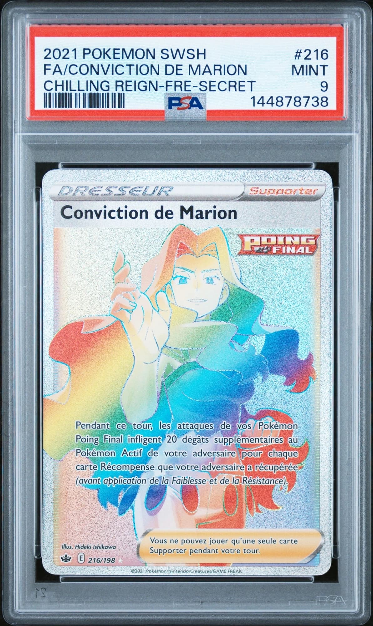 Conviction de Marion 216/198