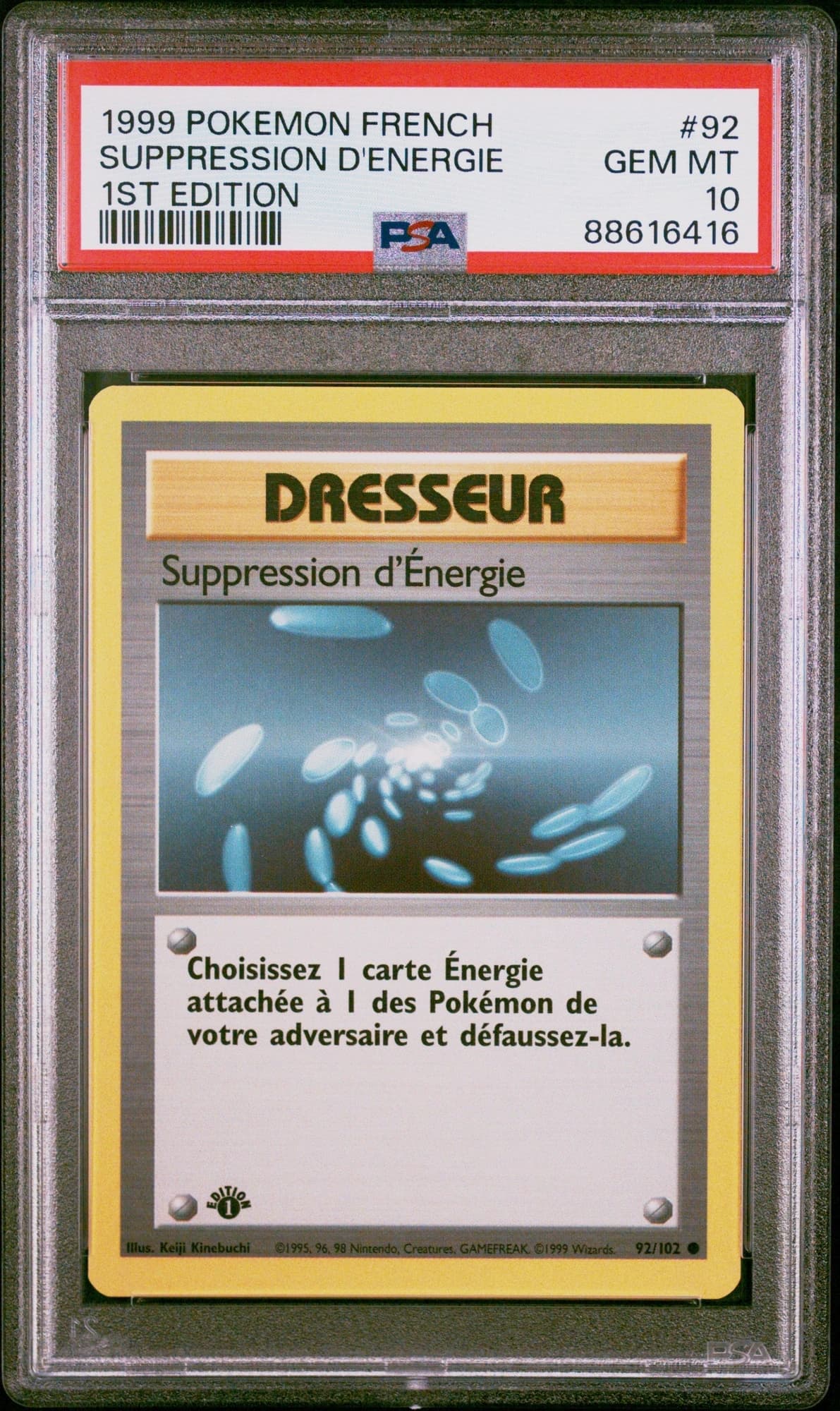 Suppression d'Énergie 92/102