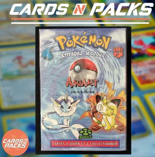 Rare Deck Aquajet Pokemon Set Jungle Neuf et Scellé (60 cartes)