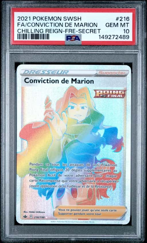 Conviction de Marion 216/198