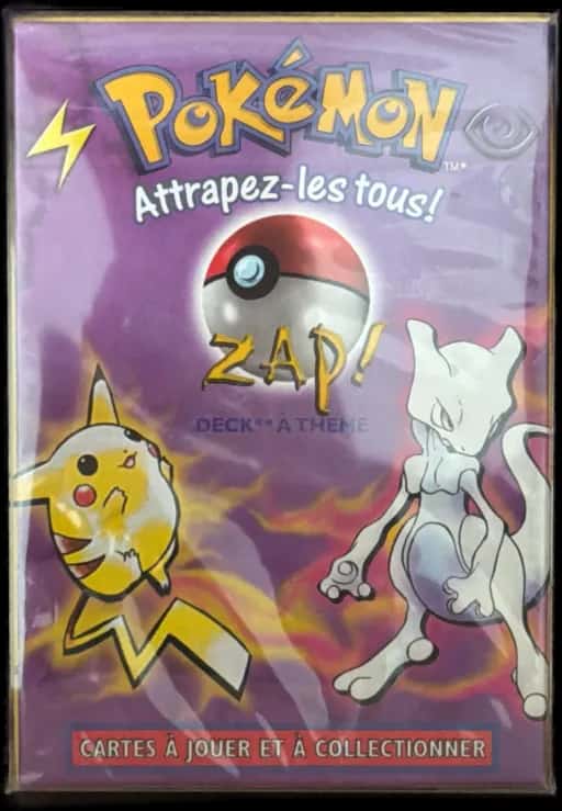 Deck Pokemon FR Deck à Thème Zap! Set de Base Scellé Wizards (60 cartes)