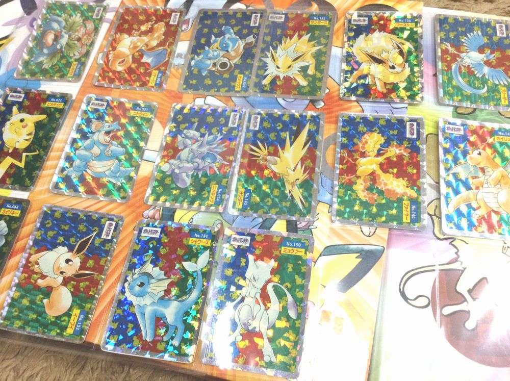Cartes Topsun Pokémon Prism holographiques (dos vert)