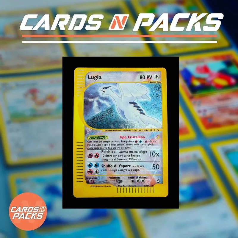 Lugia 149/147 Aquapolis Pokémon Card - Non-Holographic - Cards N Packs