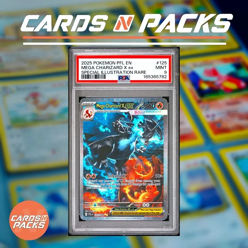 Mega Charizard X 125/094 — PSA 9 - Cards N Packs
