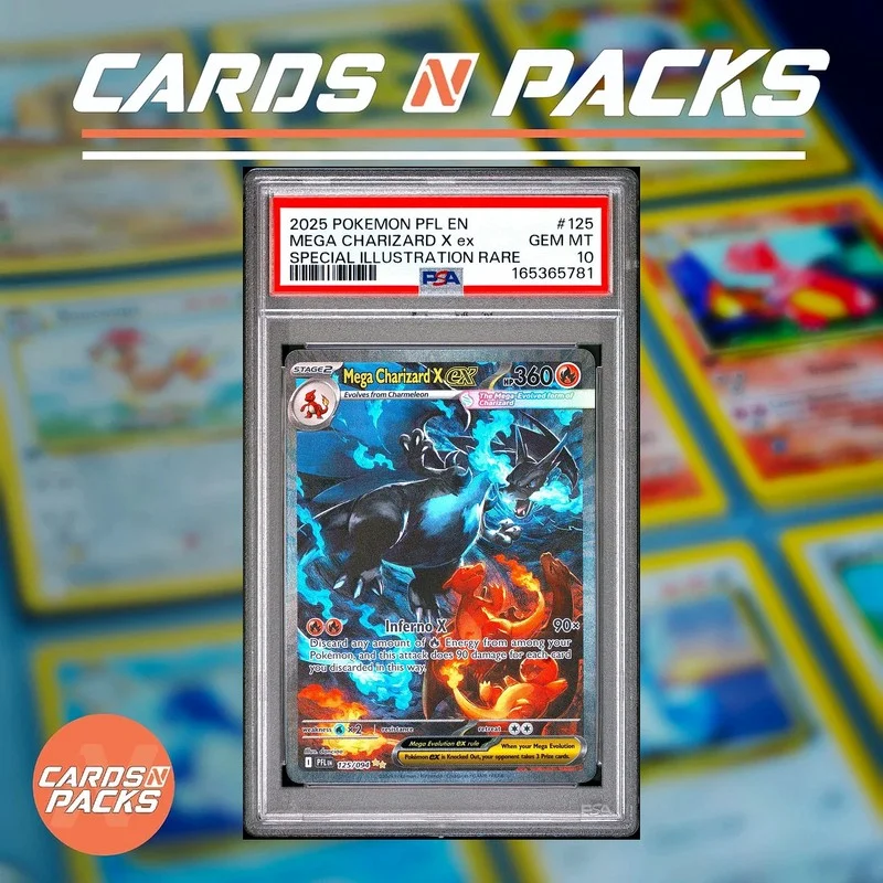 Mega Charizard X 125/094 — PSA 10 - Cards N Packs