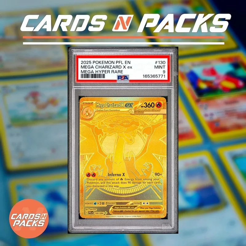 Mega Charizard X 130/094 — PSA 9 - Cards N Packs