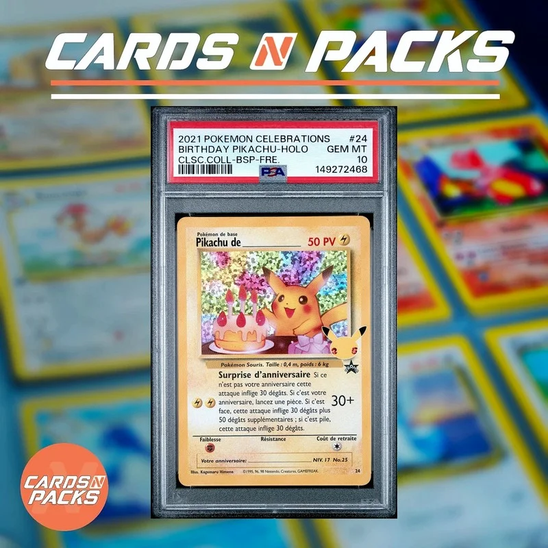 Pikachu de _____ 24/25 - Cards N Packs
