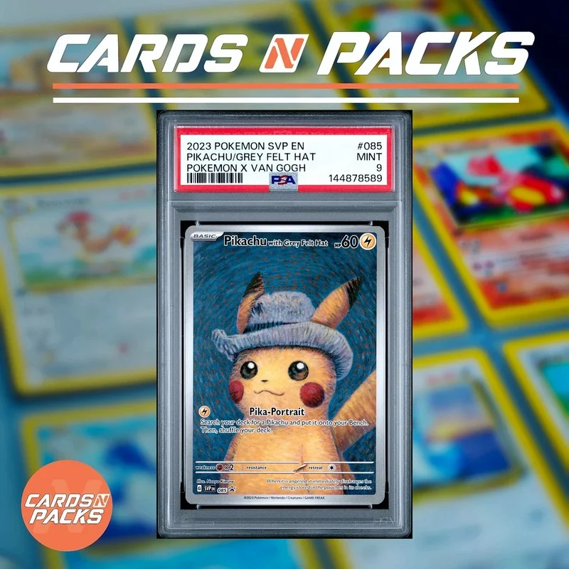 Pikachu with Grey Felt Hat - Cards N Packs
