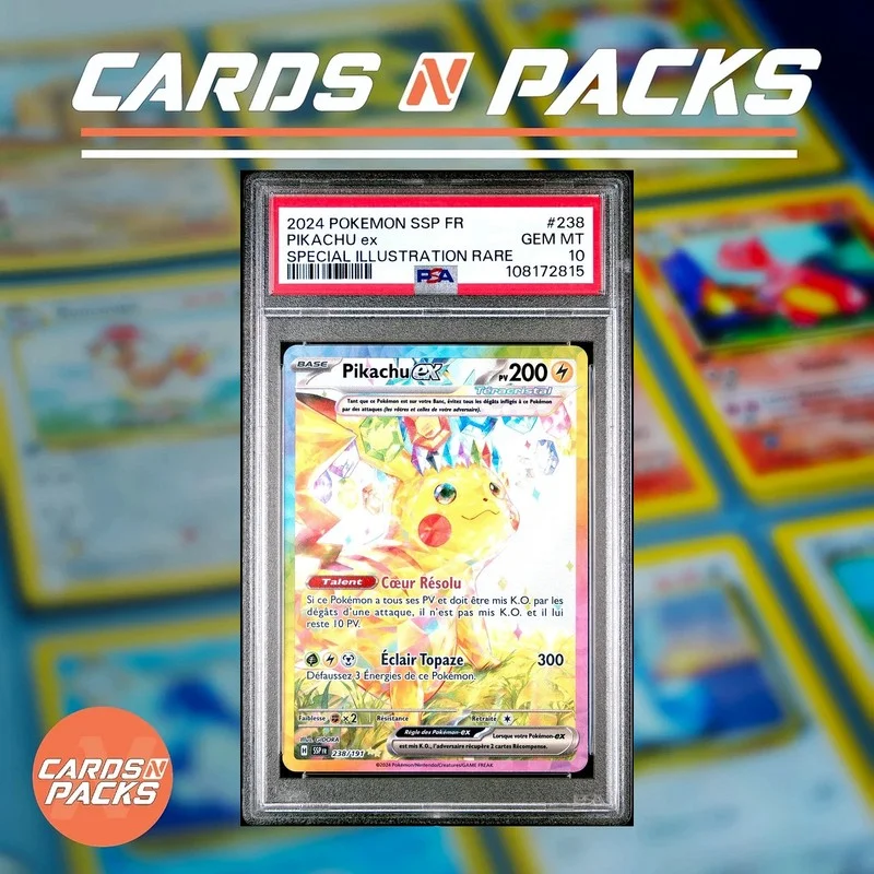 Pikachu 238/191 Etincelles Deferlantes - Cards N Packs