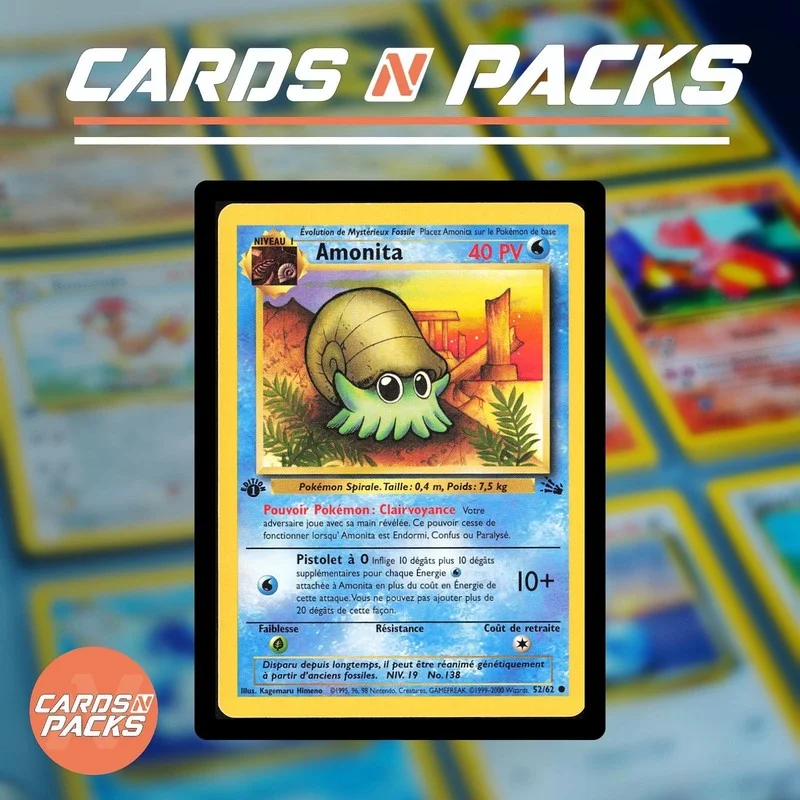 Amonita 52/62 Fossile - Cards N Packs