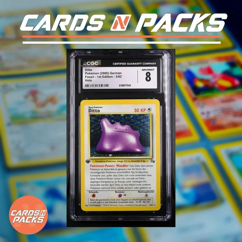 Carte Pokémon Ditto Holo 3/62 Fossil - Cards N Packs