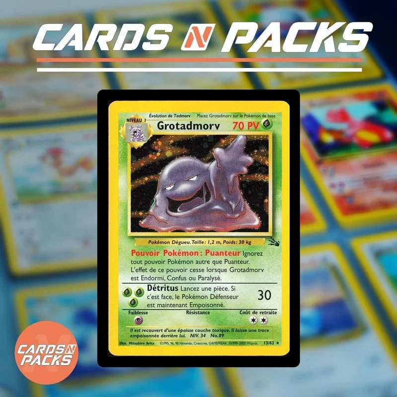 Grotadmorv 13/62 Fossile - Cards N Packs