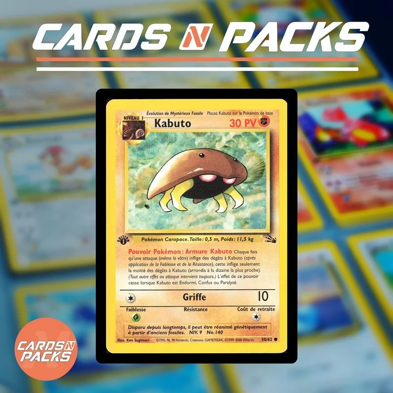 Kabuto 50/62 Fossil - Cards N Packs