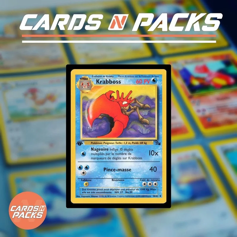 Krabboss 38/62 Fossile - Cards N Packs