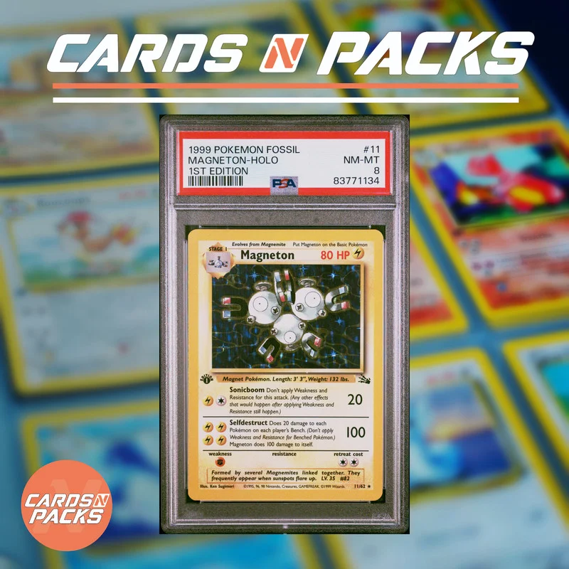 Pokémon Card Magneton 11/62 Holo 1st Edition - Fossil - Cards N Packs