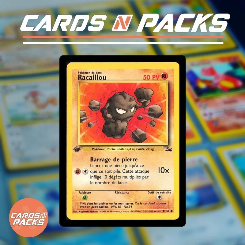 Racaillou 47/62 Fossile - Cards N Packs