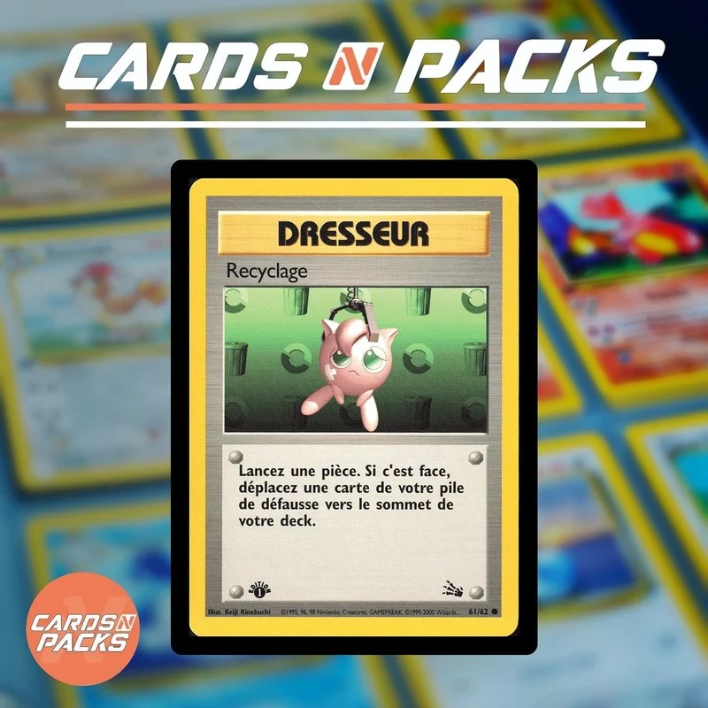 Carte Pokémon Recyclage 61/62 Fossil Édition 1 - Cards N Packs