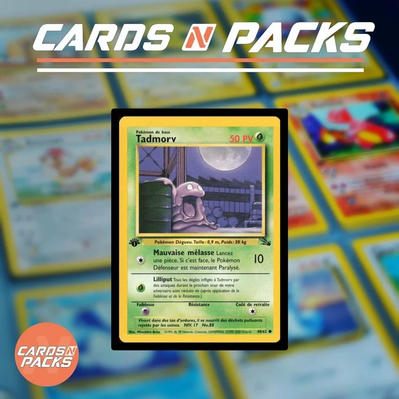 Carte Pokémon Tadmorv 48/62 Fossile 1ère Édition - Cards N Packs