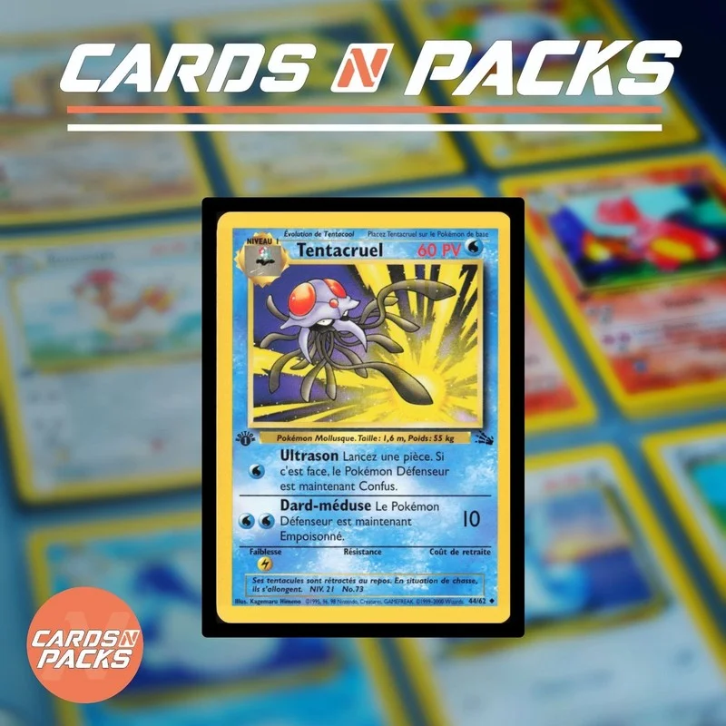 Tenatcruel 44/62 Fossile - Cards N Packs