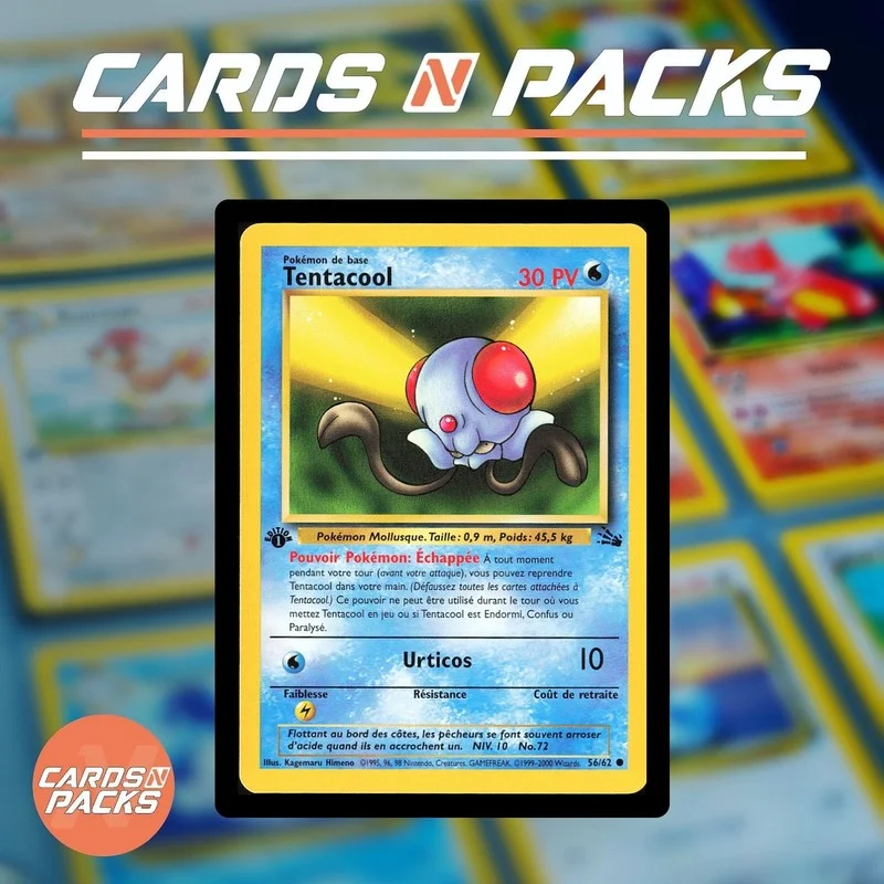 Tentacool 56/62 Fossile - Cards N Packs