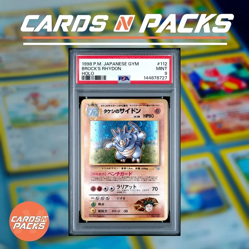 Brock's Rhydon 112 Gym Challenge - Cards N Packs