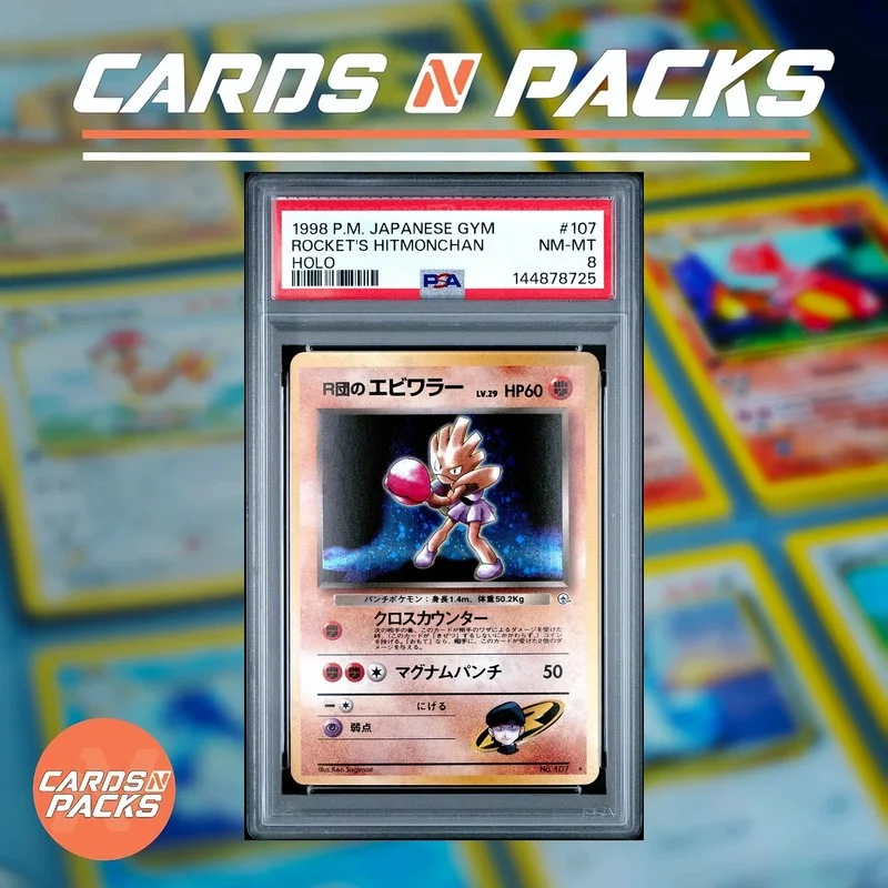 Rocket's Hitmonchan 107 Gym Challenge - Cards N Packs