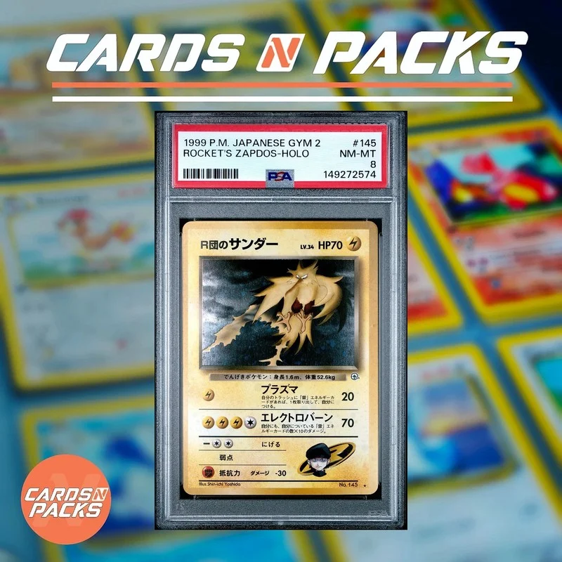 Rocket's Zapdos #145 Gym Challenge - Cards N Packs