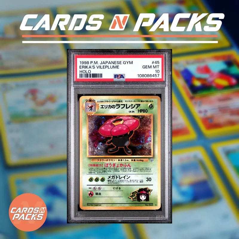 Erika's Vileplume #45 Gym Heroes Pokémon Card - Cards N Packs