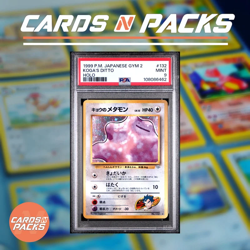 Koga's Ditto #132 Gym Heroes - Cards N Packs