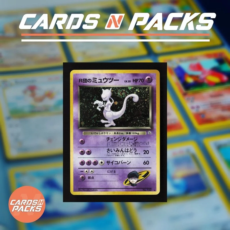 Rocket's Mewtwo 150 Gym Heroes - Cards N Packs