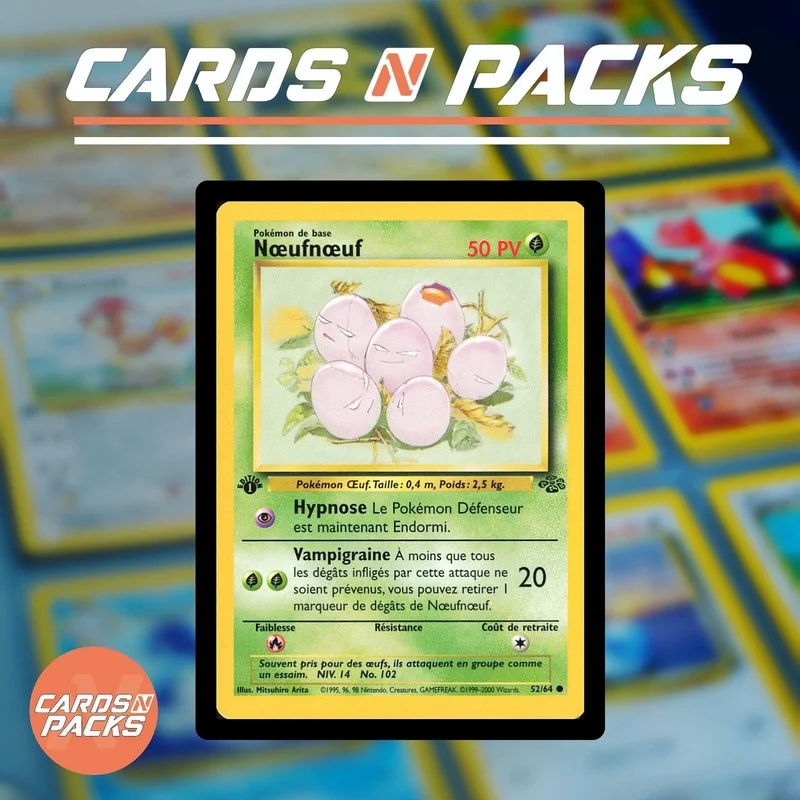 Noeufnoeuf 52/64 Jungle - Cards N Packs