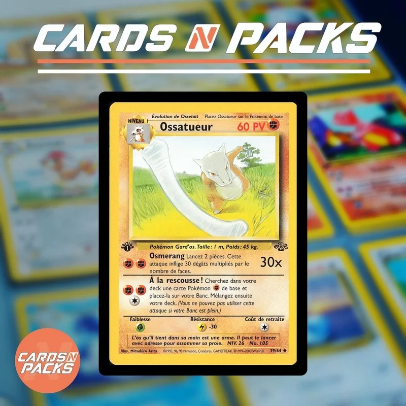 Karta Pokémon Marowak 39/64 Jungle 1st Edition - Cards N Packs
