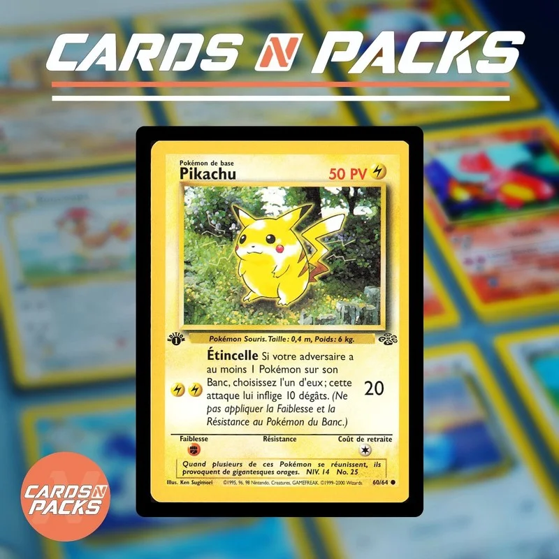 Pikachu 60/64 Jungle - Cards N Packs