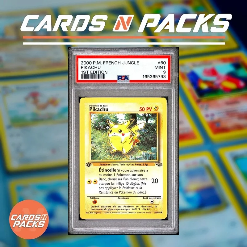 Pikachu 60/64 — PSA 9 - Cards N Packs