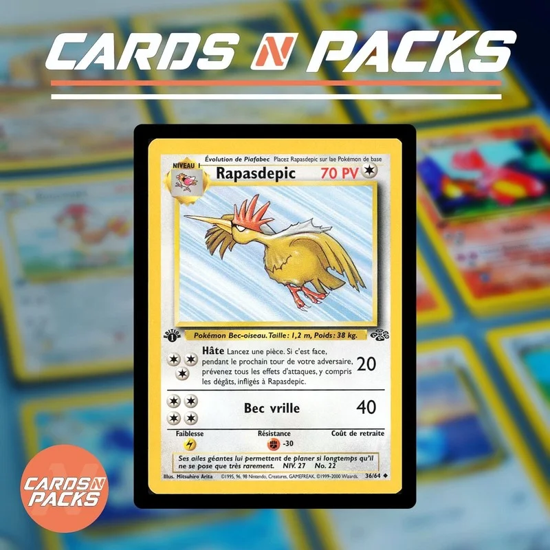 Karta Pokémon Fearow 36/64 Jungle 1st Edition - Cards N Packs