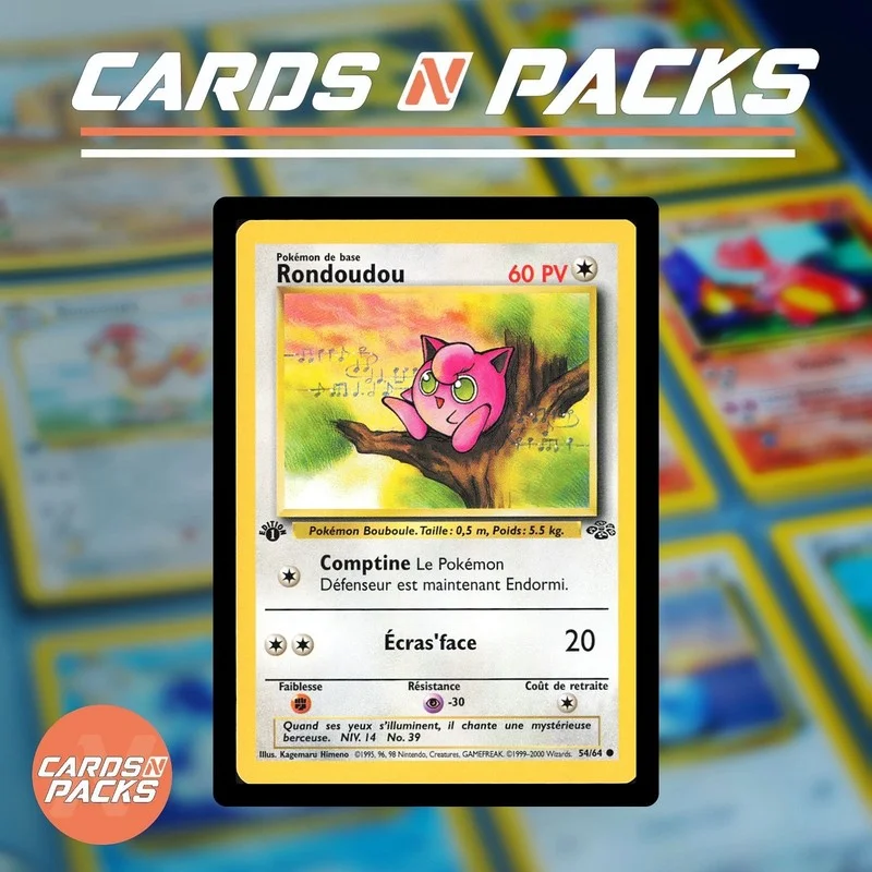 Karta Pokémon Rondoudou 54/64 Jungle Edycja 1 - Cards N Packs