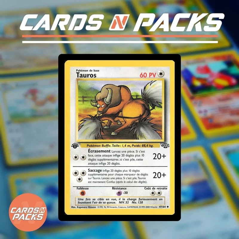 Tauros 47/64 Jungle - Cards N Packs