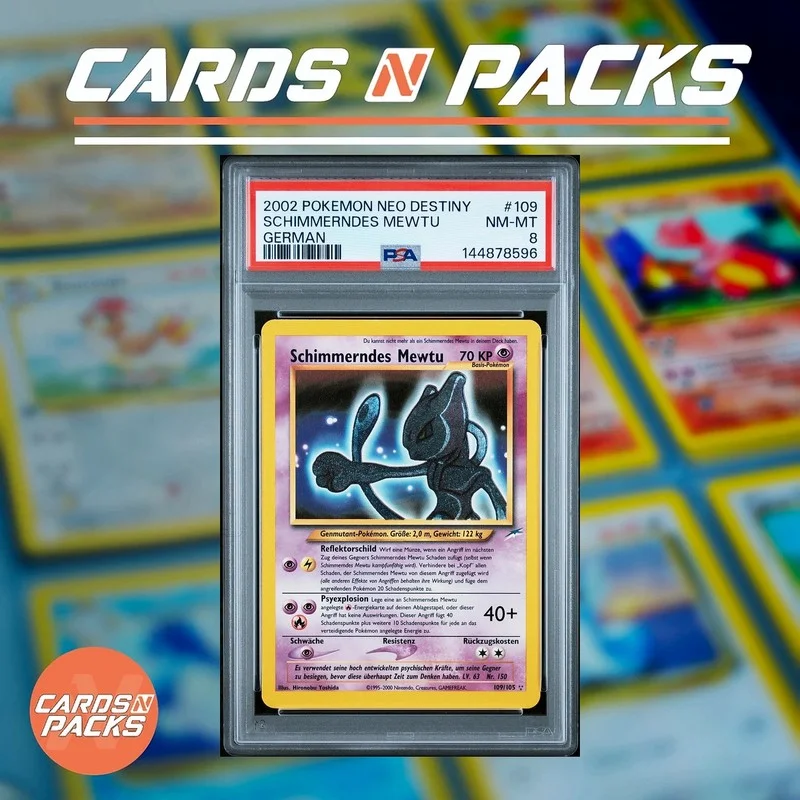 Schimmerndes Mewtu 109/105 Neo Destiny - Cards N Packs