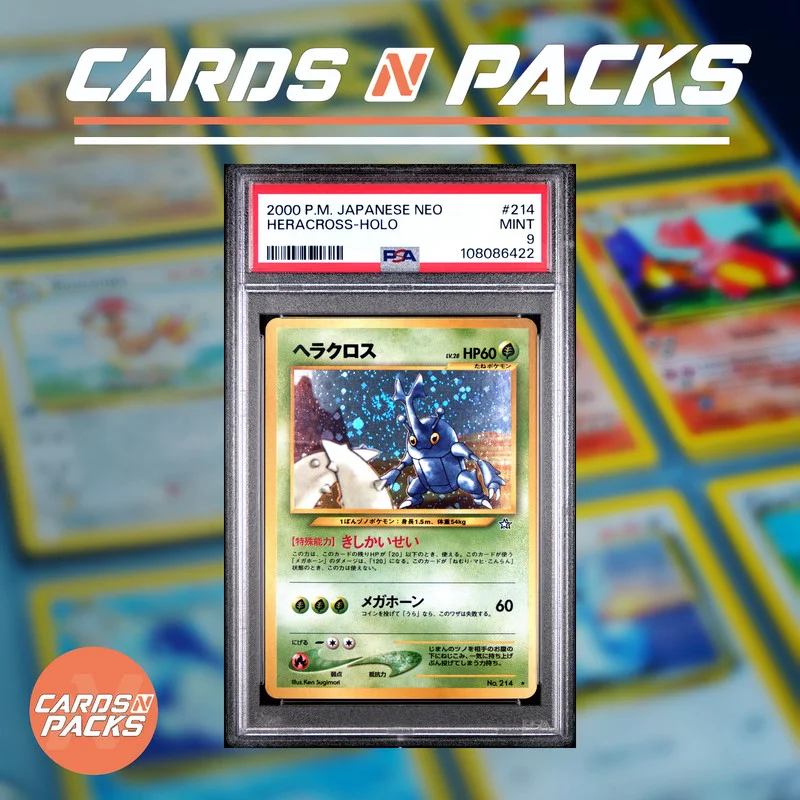 Scarinho Heracross 214 Neo Genesis - Cards N Packs