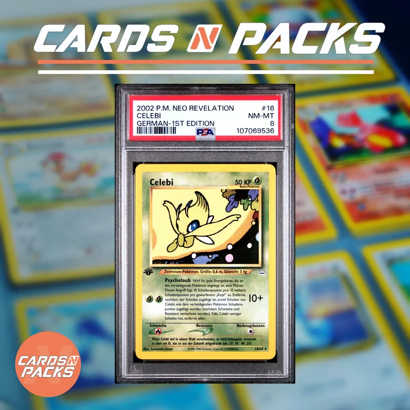 Carte Pokémon Celebi 16/64 Neo Revelation 1ère Édition - Cards N Packs