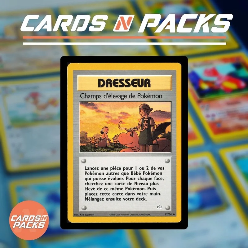 Champs d'elevage 62/64 Neo Revelation - Cards N Packs
