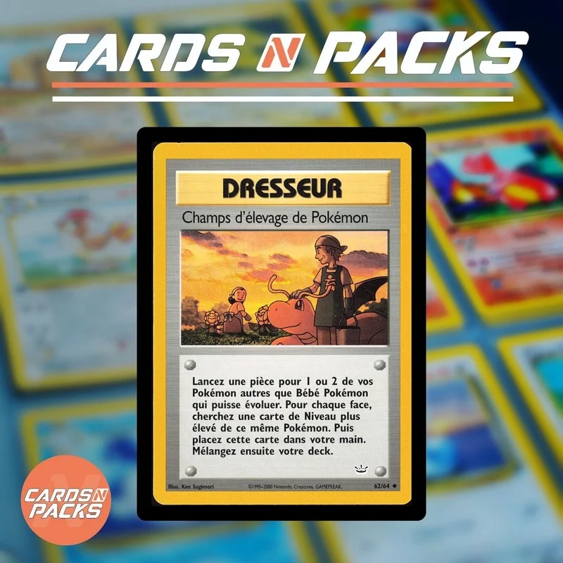 Champs d'Elevage de Pokémon 62/64 Neo Revelation - Cards N Packs
