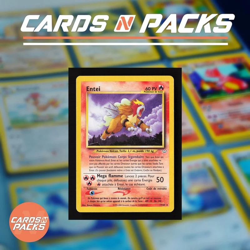 Pokémon Card Entei 17/64 Neo Revelation Edition 2 - Cards N Packs