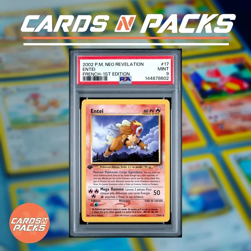 Pokémon Card Entei 17/64 Neo Revelation Edition 2 - Cards N Packs