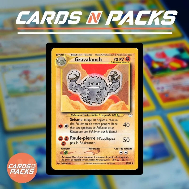 Gravalanch 30/64 Neo Revelation - Cards N Packs